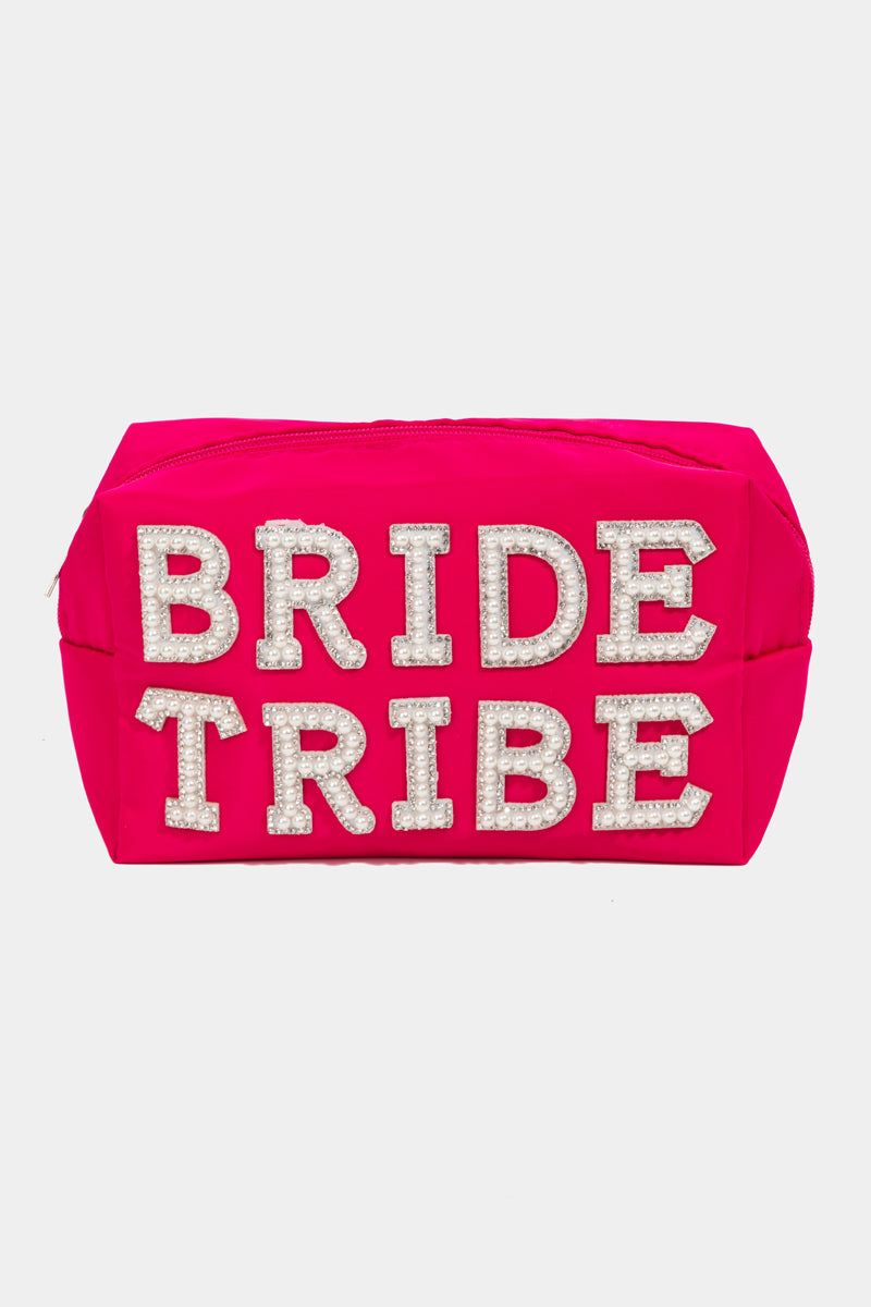 Bride Tribe Pearl Cosmetic Bag