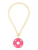 Toggle Pendant Clover Necklace