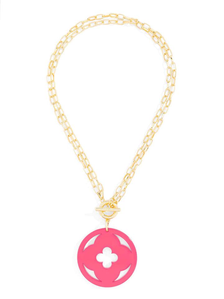 Toggle Pendant Clover Necklace