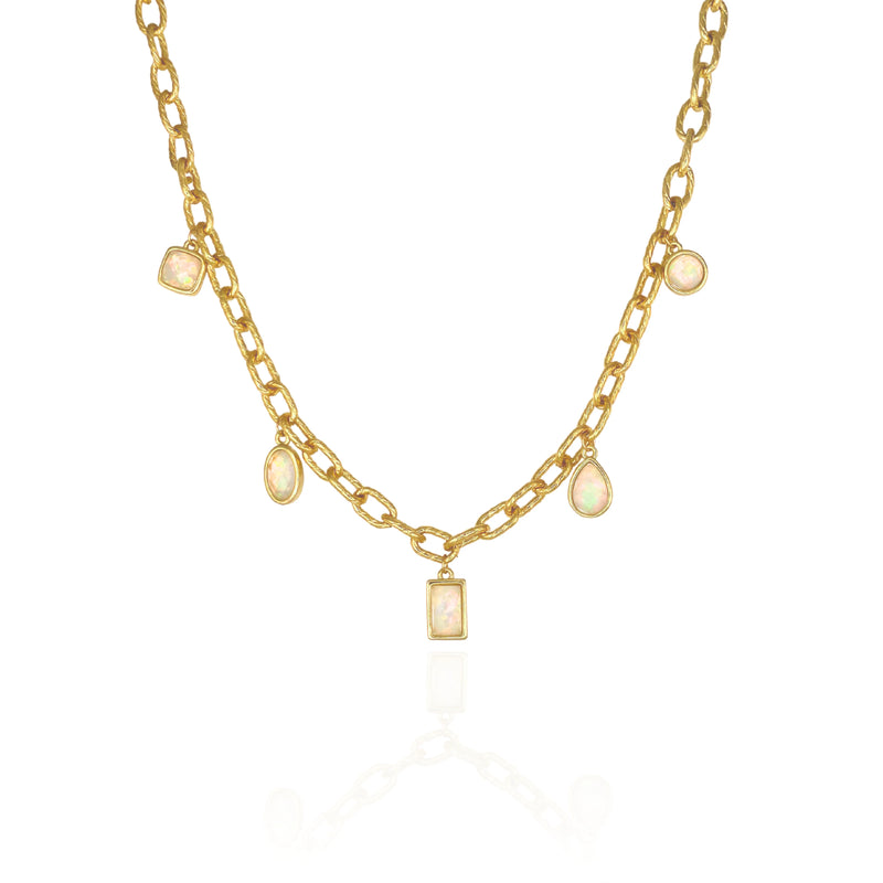 Opal Luxe Charm Necklace