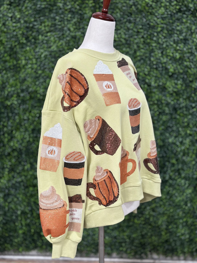 Pumpkin Spice Green Sweatshirt