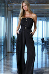 Tube Satin Jumpsuit