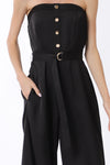 Tube Satin Jumpsuit