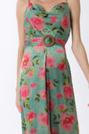 Green and Pink Jumpsuit