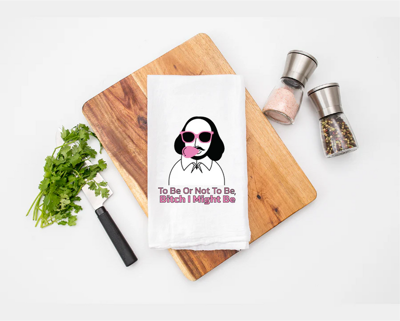 Shakespeare Bitch Kitchen Tea Towel