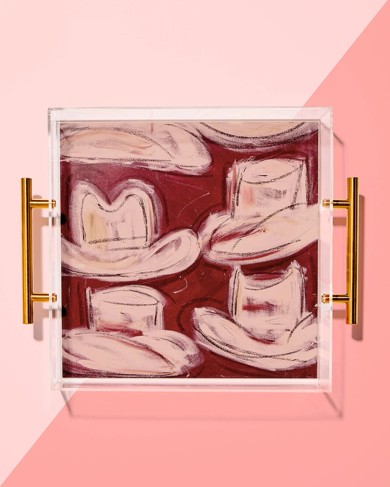 Six Shooter Large Acrylic Tray w/Handles