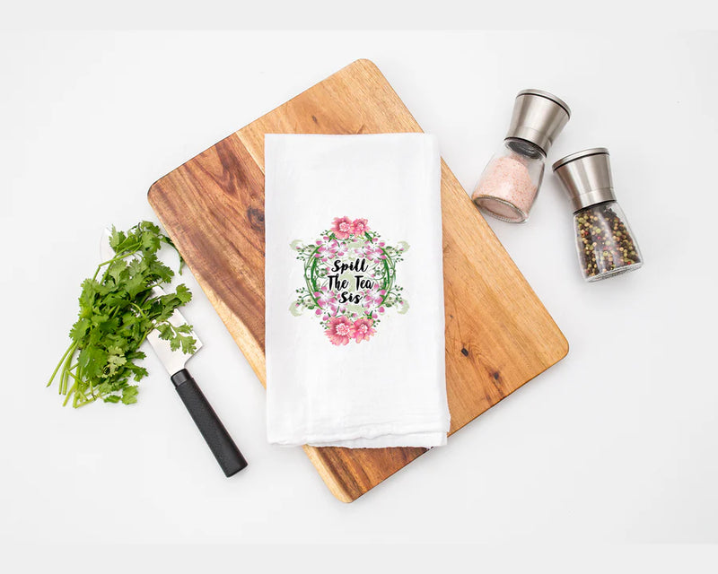 Spill the Tea Kitchen Tea Towel