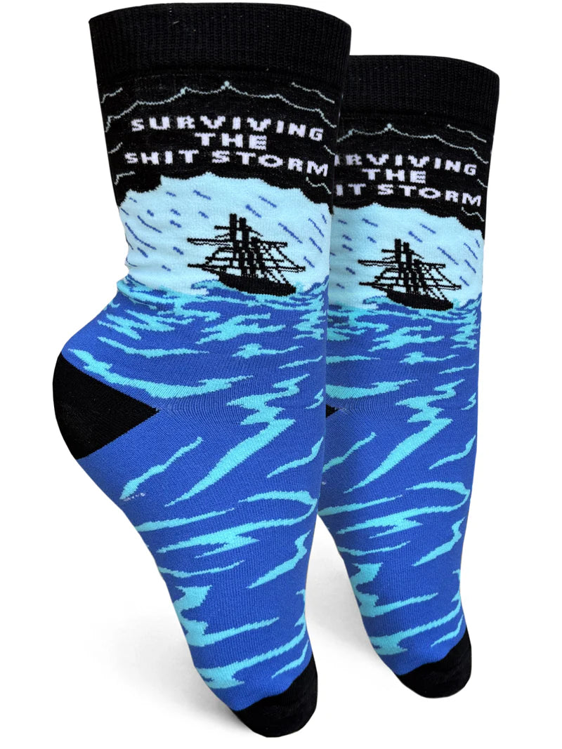 Surviving The Shit Storm Women's Crew Socks