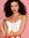Toggle Pendant Clover Necklace