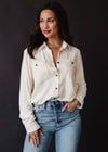 Ivory Super Soft Button Up