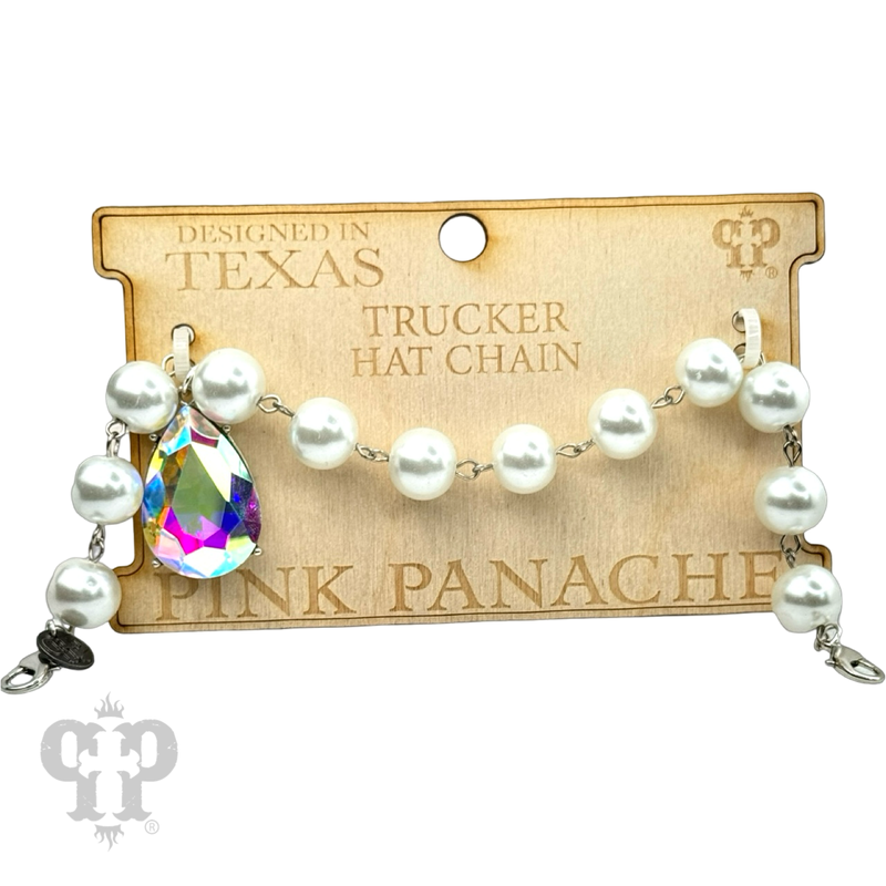 Turquoise Bead Hat Chain