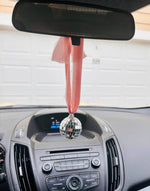 Chiffon Ribbon Disco Car Charm