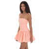 Ruched Fit and Flare Dress in Pink