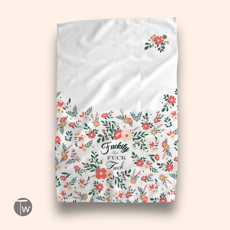 Vintage Fuckity Fuck Tea Towel 4 Pack