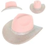 Fashion Western Rhinestone Embellished Cowboy Hat