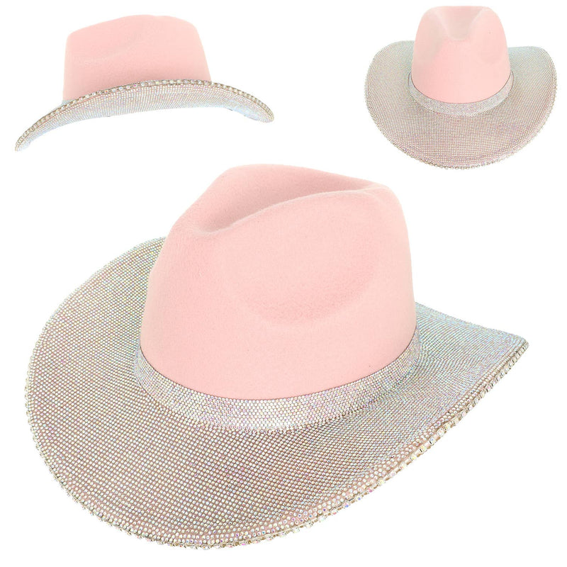 Fashion Western Rhinestone Embellished Cowboy Hat