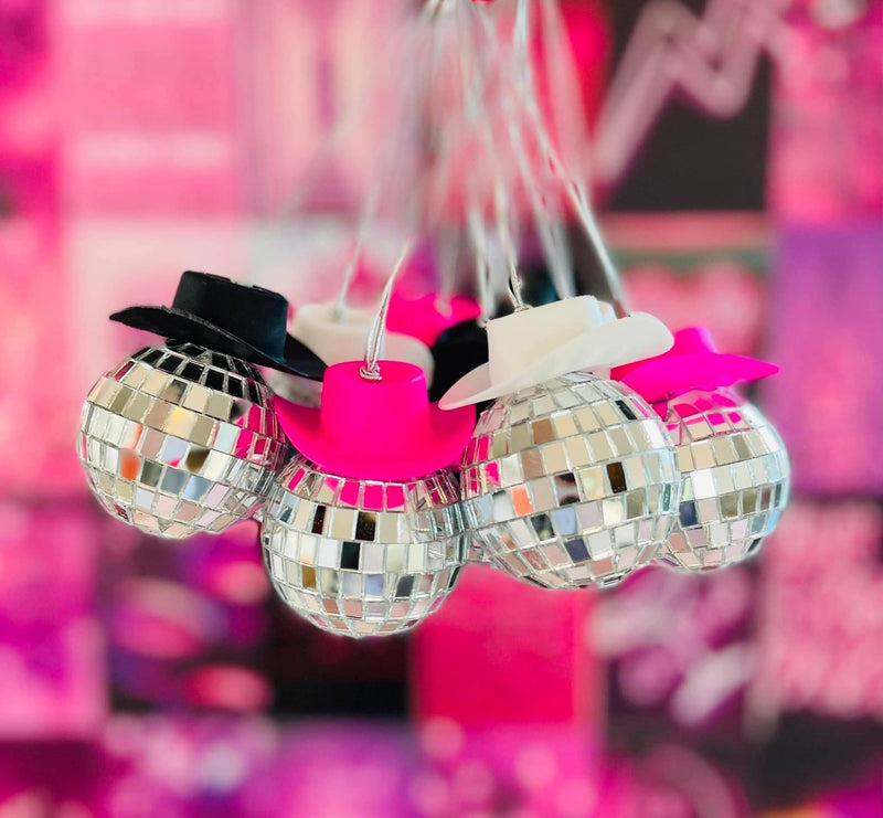 Disco Cowboy Car Charm