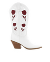 White Garnet Cowboy Boot