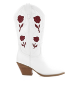 White Garnet Cowboy Boot