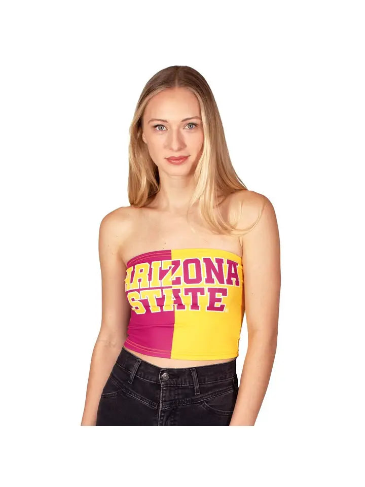 ASU Two Tone Tube Top