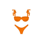 Jacquard Daisy Bikini Set