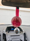 Chiffon Ribbon Disco Car Charm