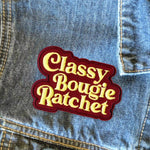 Classy Bougie Ratchet Iron On Patch