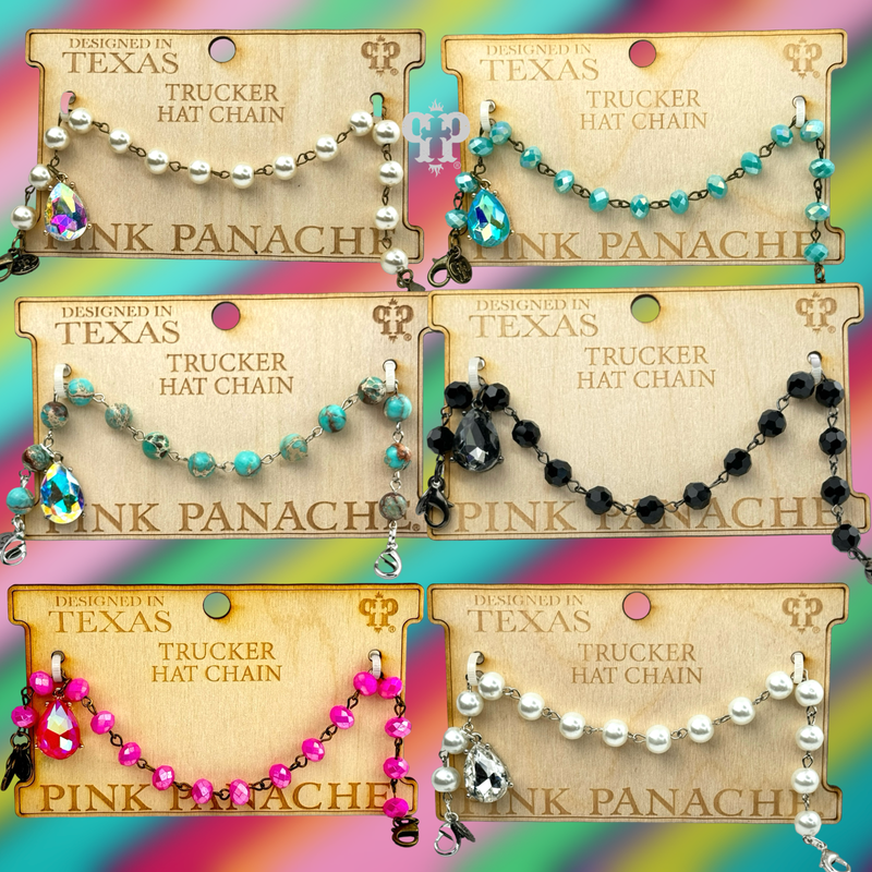 Trucker hat bead chain THC109
