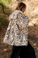 Leopard Faux Fur Coat