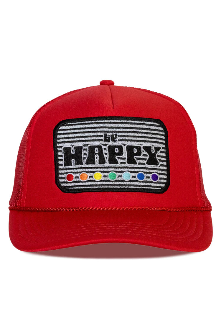 Be Happy Trucker Hat