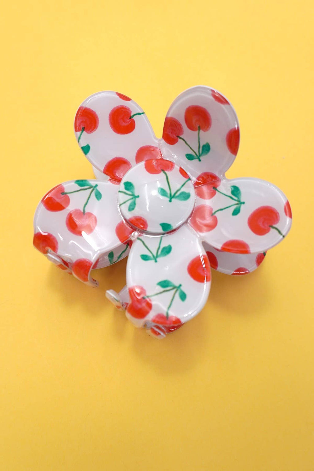 Flower Cherry Daisy Claw Clip