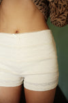 Stretch Lace Knit Shorts