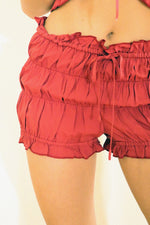 Crinkle Textured Lounge Shorts