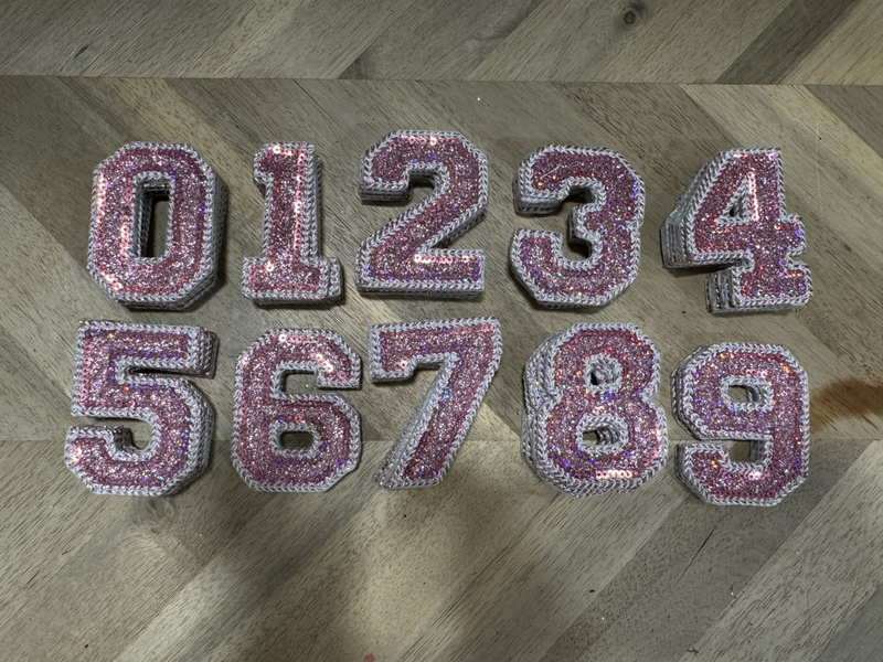 Number Patch (Sparkly)