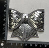 Sequin Bow Large Patch