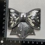 Sequin Bow Large Patch