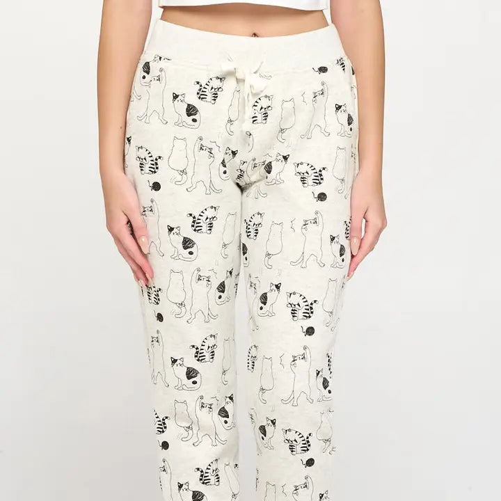 All Over Cat Sweatpant