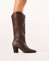 Clementine Brown Western Boot