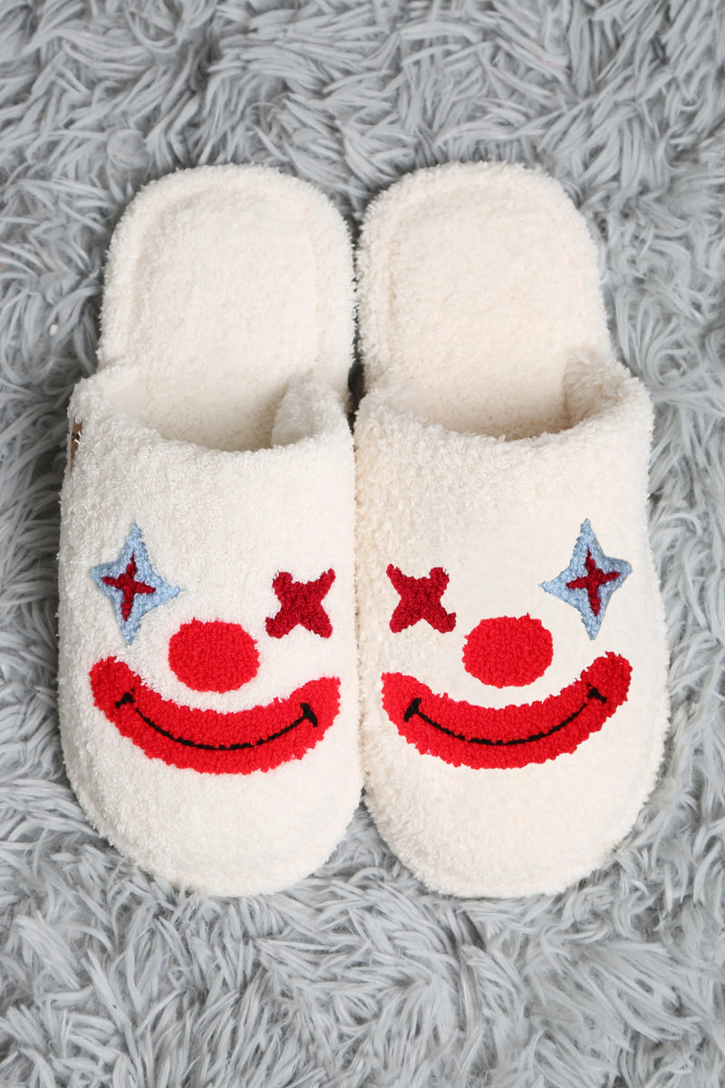 Clown Face Luxury Slipper