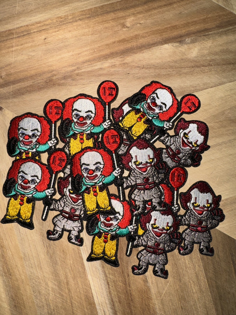 Horror Character Embroidered Patches