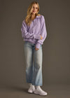 Lavender Quarter Zip Sweatshirt