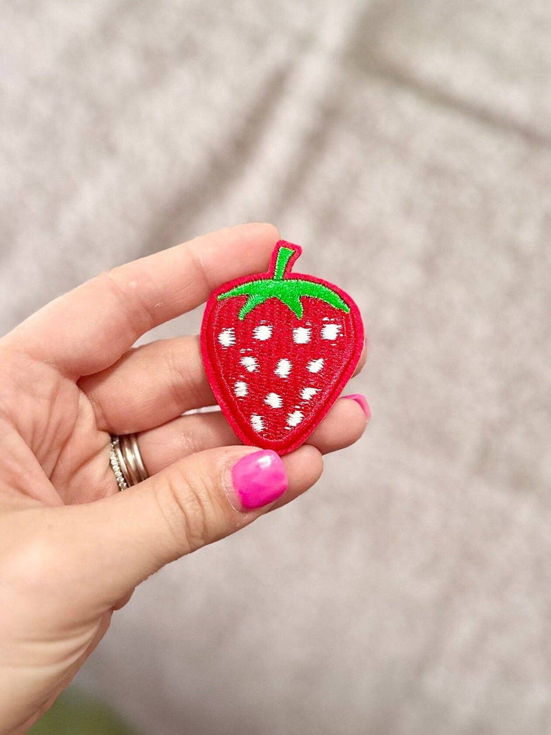 Strawberry Iron on Patch