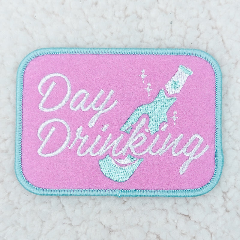 Day Drinking Embroidered Patch