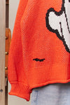 Halloween Spooky Face  Ghost Knit