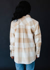 Tan & Ivory Plaid Flannel