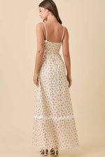 Floral Eyelet Maxi Dress
