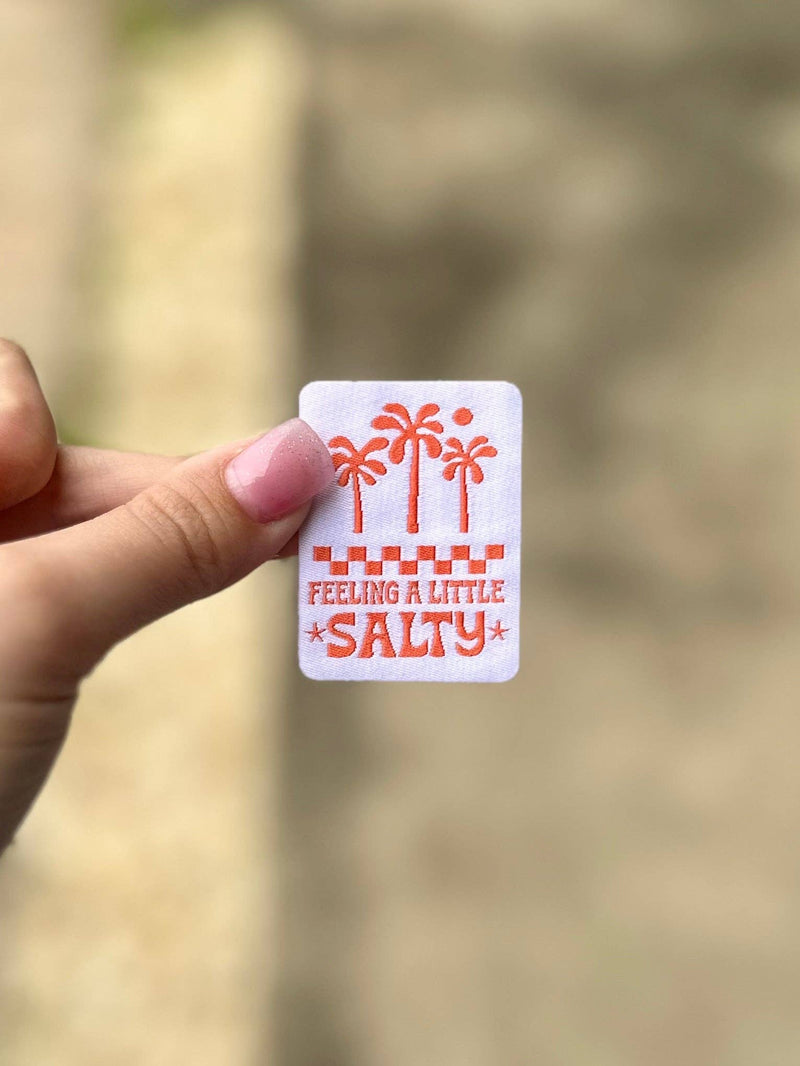 Feeling a Little Salty Iron on Trucker Hat Patch