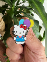 Balloon Hellon Kitty Enamel Pin