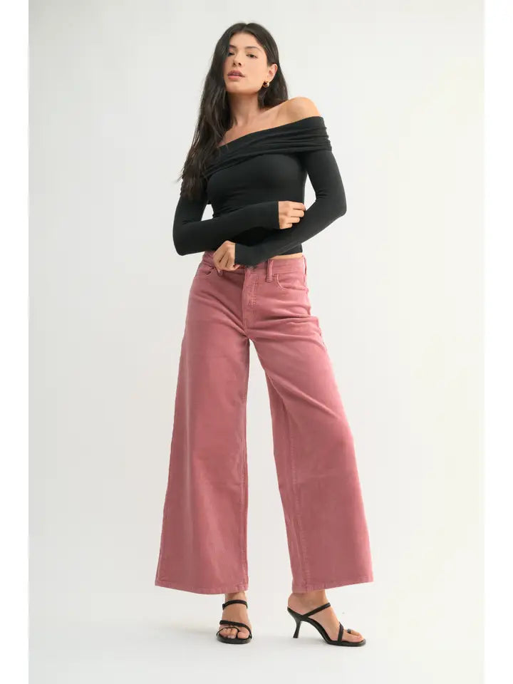 Wide Leg Corduroy