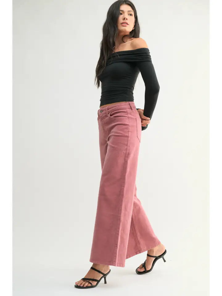 Wide Leg Corduroy